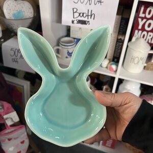 Mint Green Bunny Shaped Dish